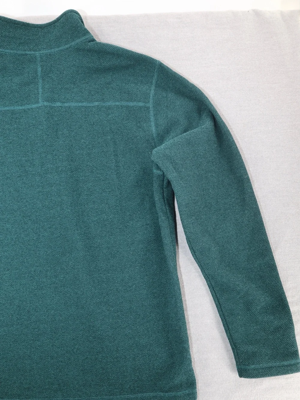 The North Face Men's Teal Quarter-Zip Fleece Pullover